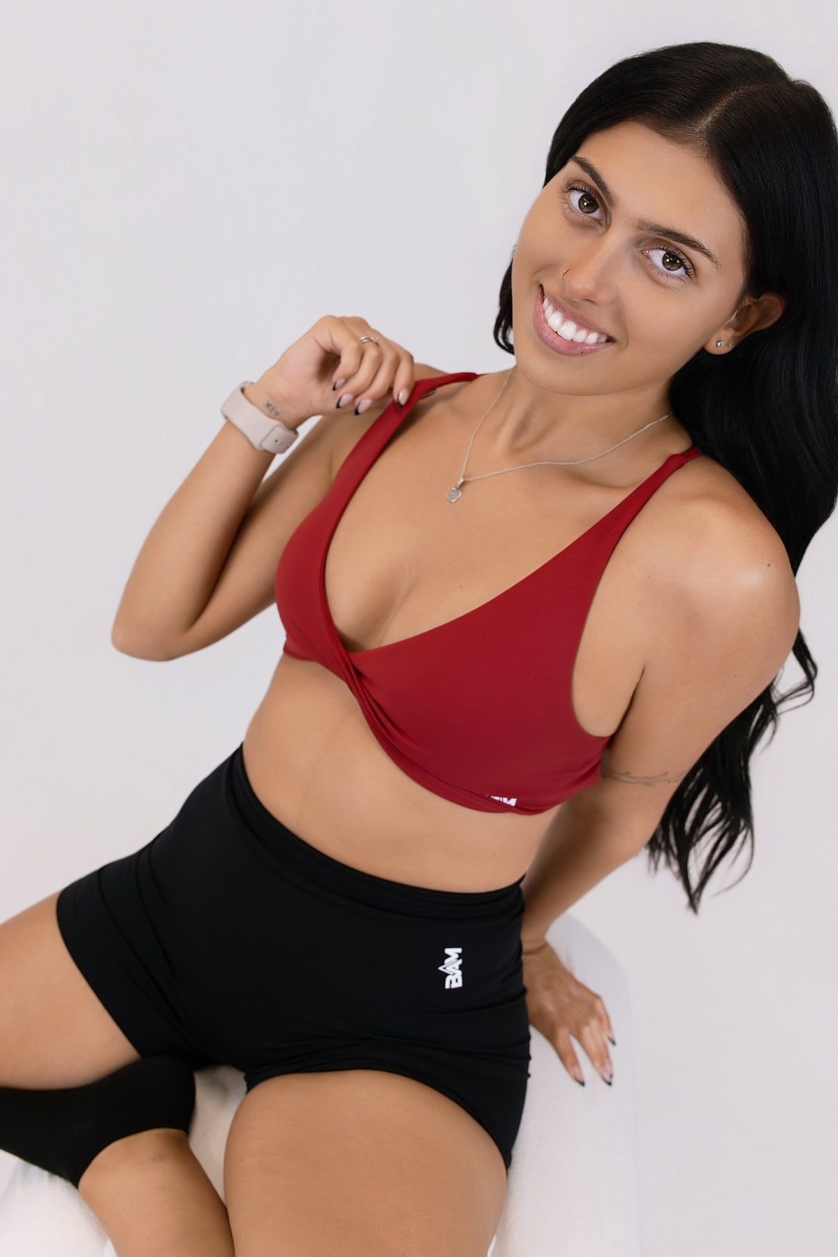 Twisted Cross-Back Bra