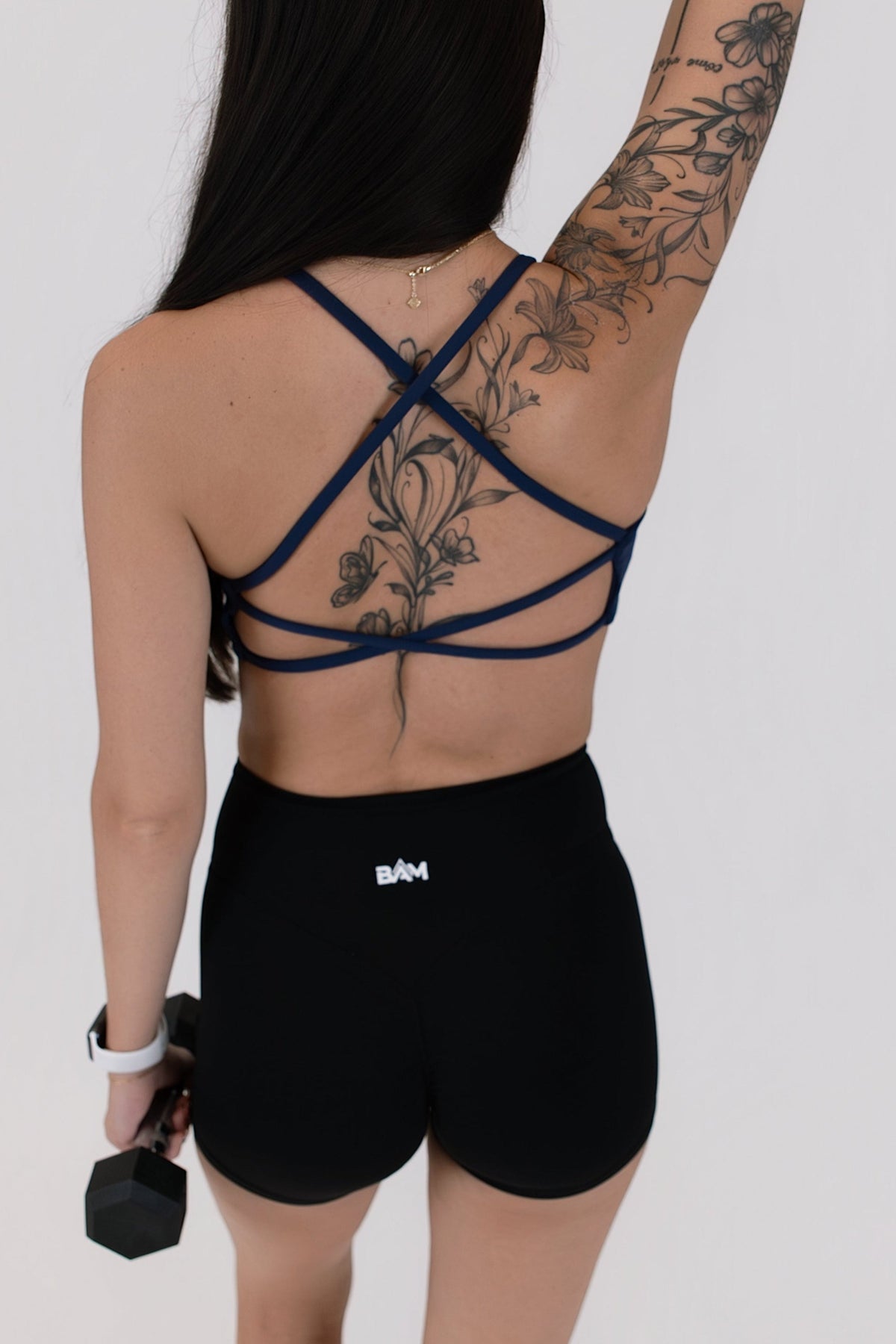 Twisted Cross-Back Bra