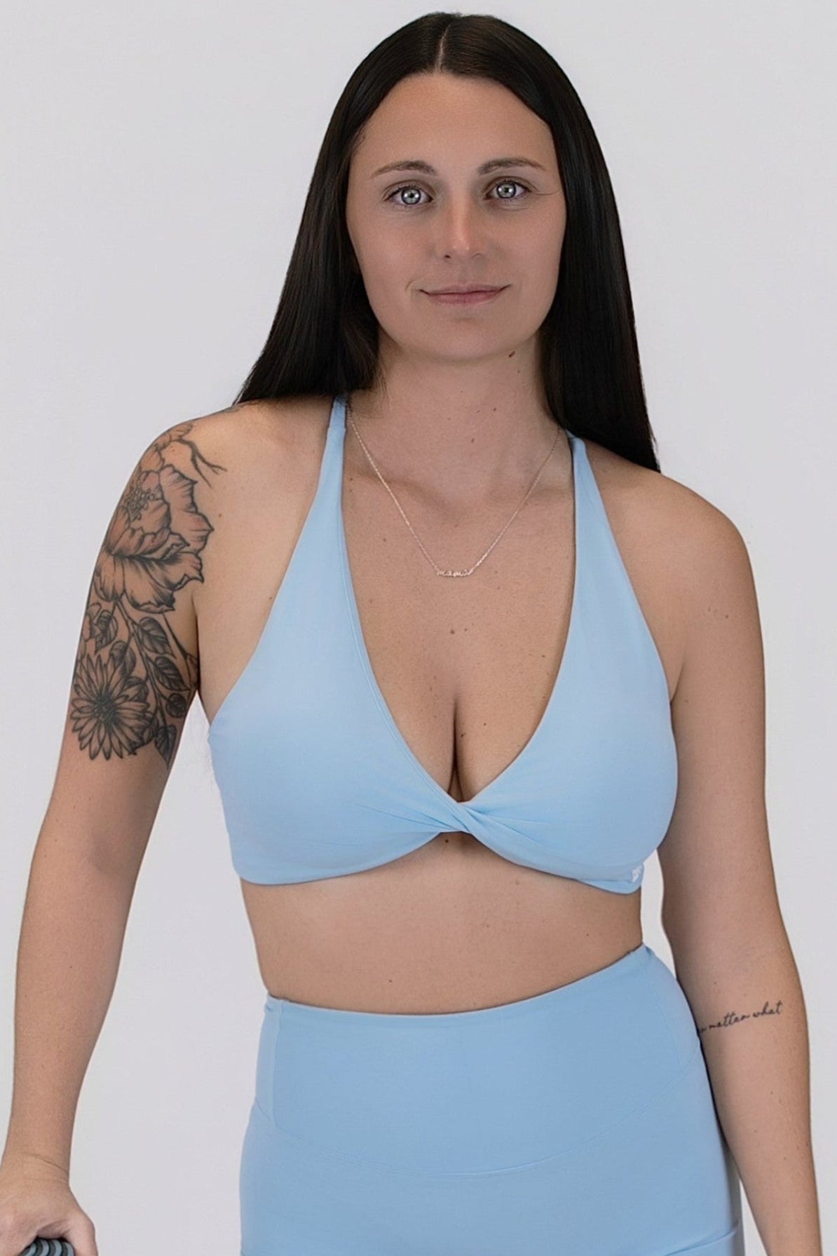 Twisted Cross-Back Bra