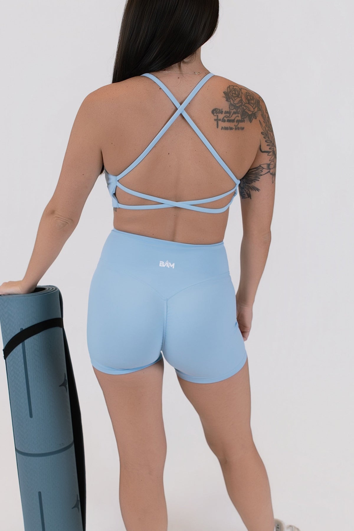Twisted Cross-Back Bra